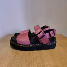 Dr Martens Voss Iridescent Texture Blue 