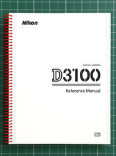 Nikon D3100   Reference Manual User Guide Instructions   223 Pages   USA Made