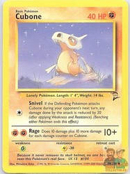 Cubone 70/130 Base Set 2 Common