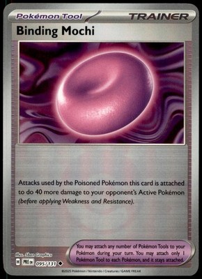 Binding Mochi (Poke Ball Pattern) 095/131 Prismatic Evolutions Pokemon NM