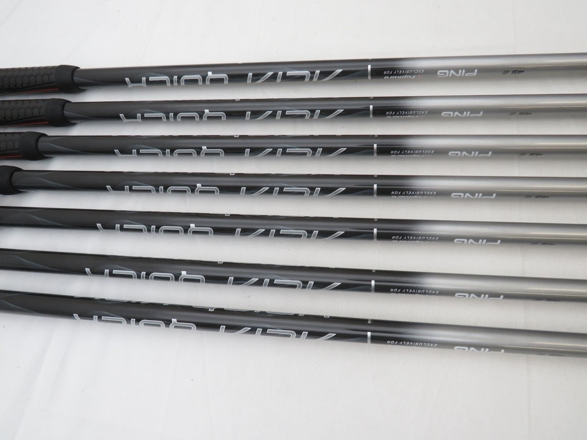 Used Ping i240 Black Dot Iron Set 5-UW Ping Alta Quick 45g Senior
