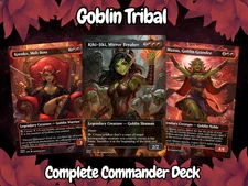 Goblin Tribal Commander Deck | 100-Card Premium Proxy EDH Set + Tokens