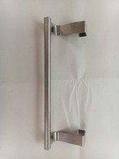 Stainless Steel 9" Over The Door Kitchen/Bathroom Towel Bar