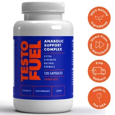 TestoFuel - #1 Best Testosterone Booster for Men - Build Muscle and Strength