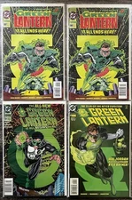 Green Lantern #50 (X2) , #51, #100 1st Parallax Newsstand/Direct - LOOK!!!