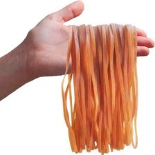 50 Pcs Large Rubber Bands Heavy Duty Trash Can Band Strong Elastic BROWN 
