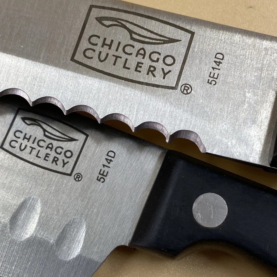 Chicago Cutlery 8 英寸 Essntials 面包刀和 5' Partoku 刀/带盒 5E14D — 第 3/4 张图片
