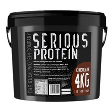 SERIOUS PROTEIN – Protein Powder – 4kg – Low Carb – Supports Lean Muscle Grow... 15.09 per kilo