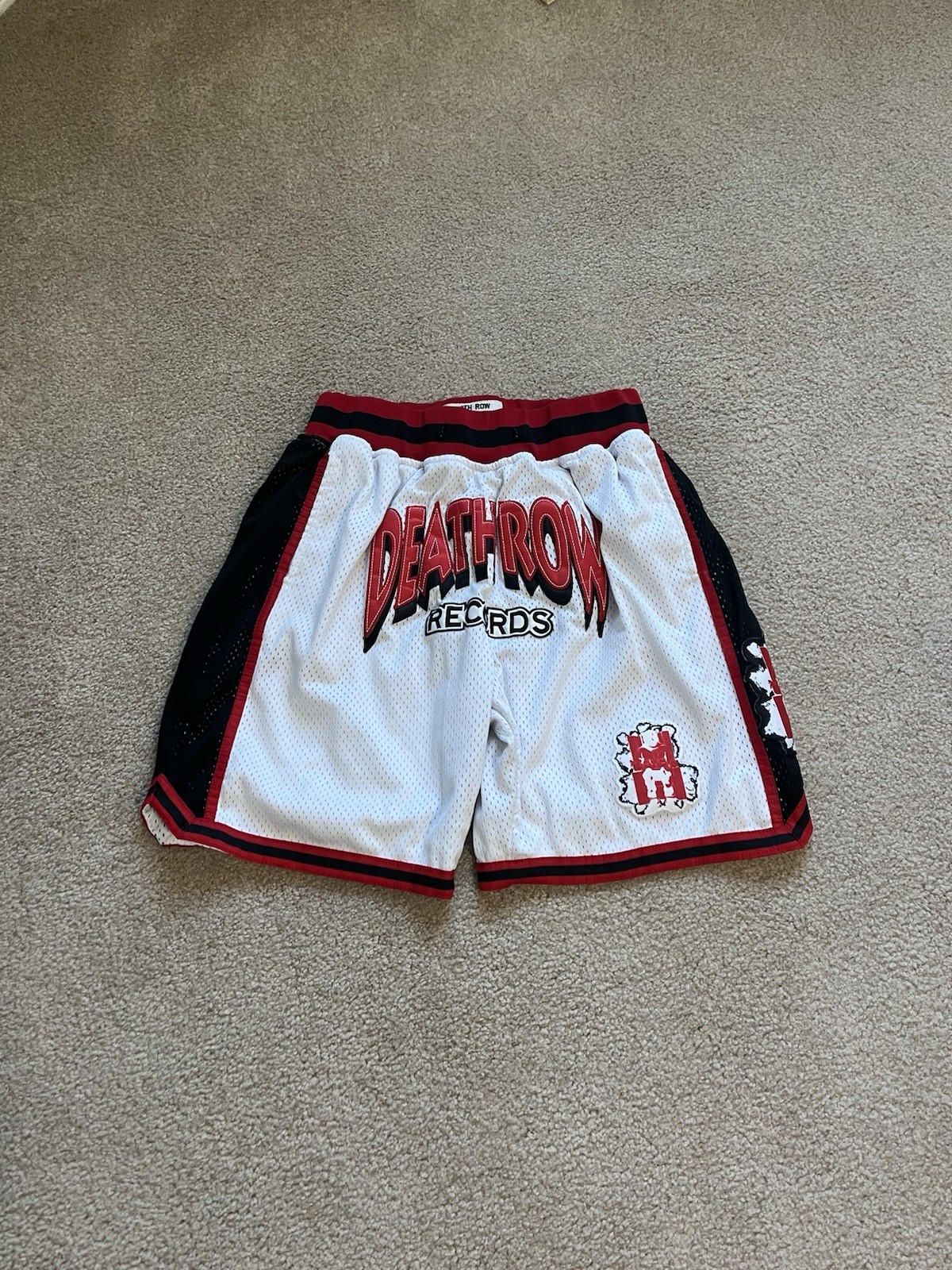 FILA Headgear Classics Death Row Records pantaloncino rosso taglia M