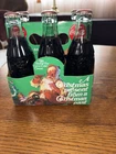 Vintage 1980s Christmas Coca-Cola 6 pack unopened green glass bottles cities