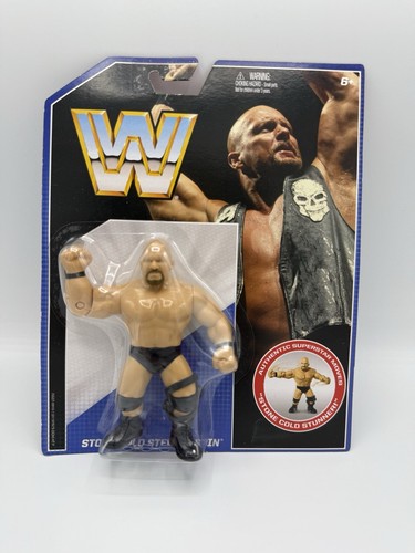 Stone Cold Steve Austin WWE Mattel Retro Series Ha...