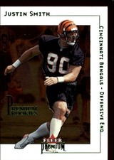 2001 Fleer Premium #222 Justin Smith RC /2001 FB