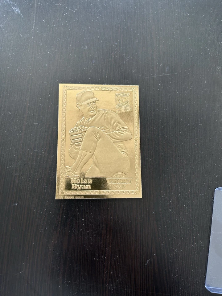 1994 Pro Mint Promint Nolan Ryan 22kt Gold Card With Coa Numbered. - Image 2 of 4