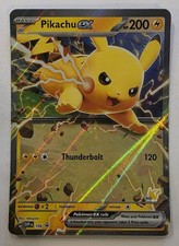 2024 Pokemon Pikachu ex SVP 106 Battle Academy Black Star Promo Holo Pikachu MP