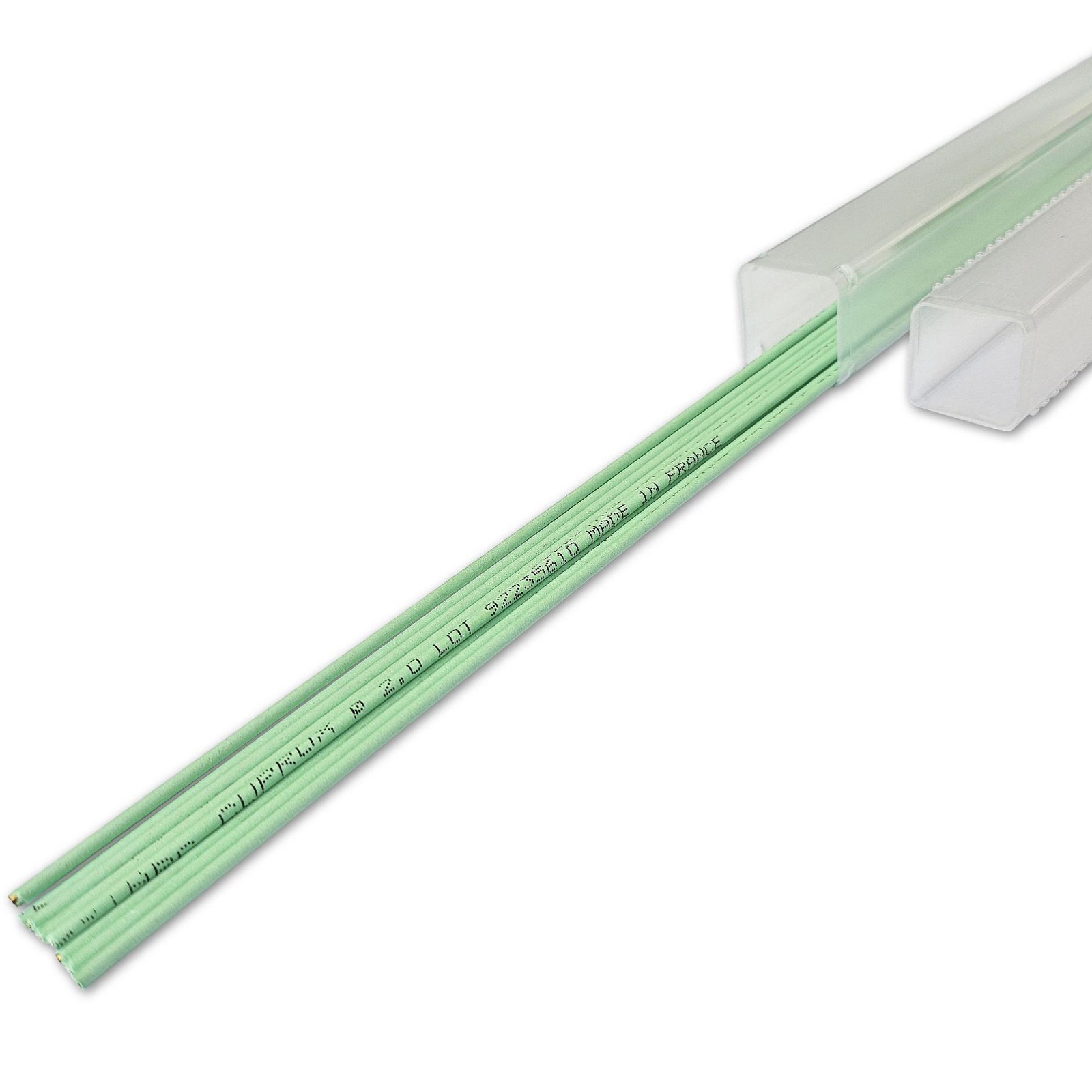 Baguettes de brasage laiton 2 mm enrobé flux décapant pour brasure du fer