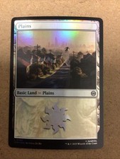 Plains Basic Land Foil Magic The Gathering TCG Marvel's Spider-Man 194