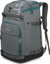 Ski Boot Bag, 55L Waterproof Ski and Snowboard Boots Travel Backpack for Skis...