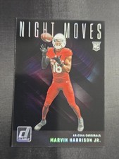 2024 Donruss Clearly Marvin Harrison Jr Night Moves Rookie RC Case Hit SSP
