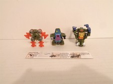 Galoob Micro Machines Z-Bots Linkbots N-Tercept 3 3 Action Figure Set Complete
