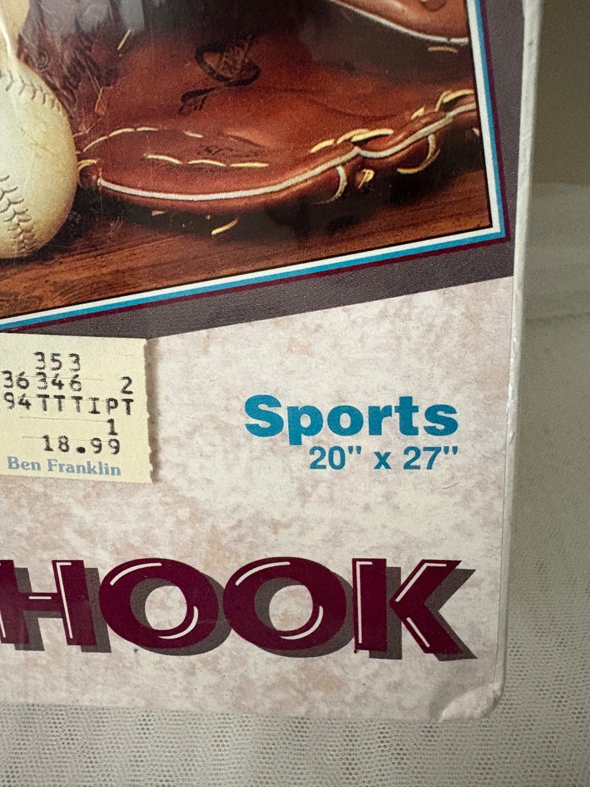 Vtg WonderArt SPORTS Latch Hook Kit #4268 by Caron 20"x27" NEW SEALED BOX!