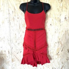 Sz 6 Small Siren Sexy Red Date Night Party Tailored Fit Little Red Dress
