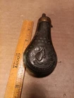 New ListingOld Original Union Civil War Era Small Pocket Size Metal Powder Flask