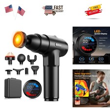 Massage Gun with Heat Deep Tissue Back Massager Neck Massager for Pain Relief...