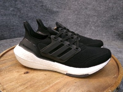 Adidas Ultraboost 21 White Core Black Running Boost Shoes FY0402 Women Size 8 US