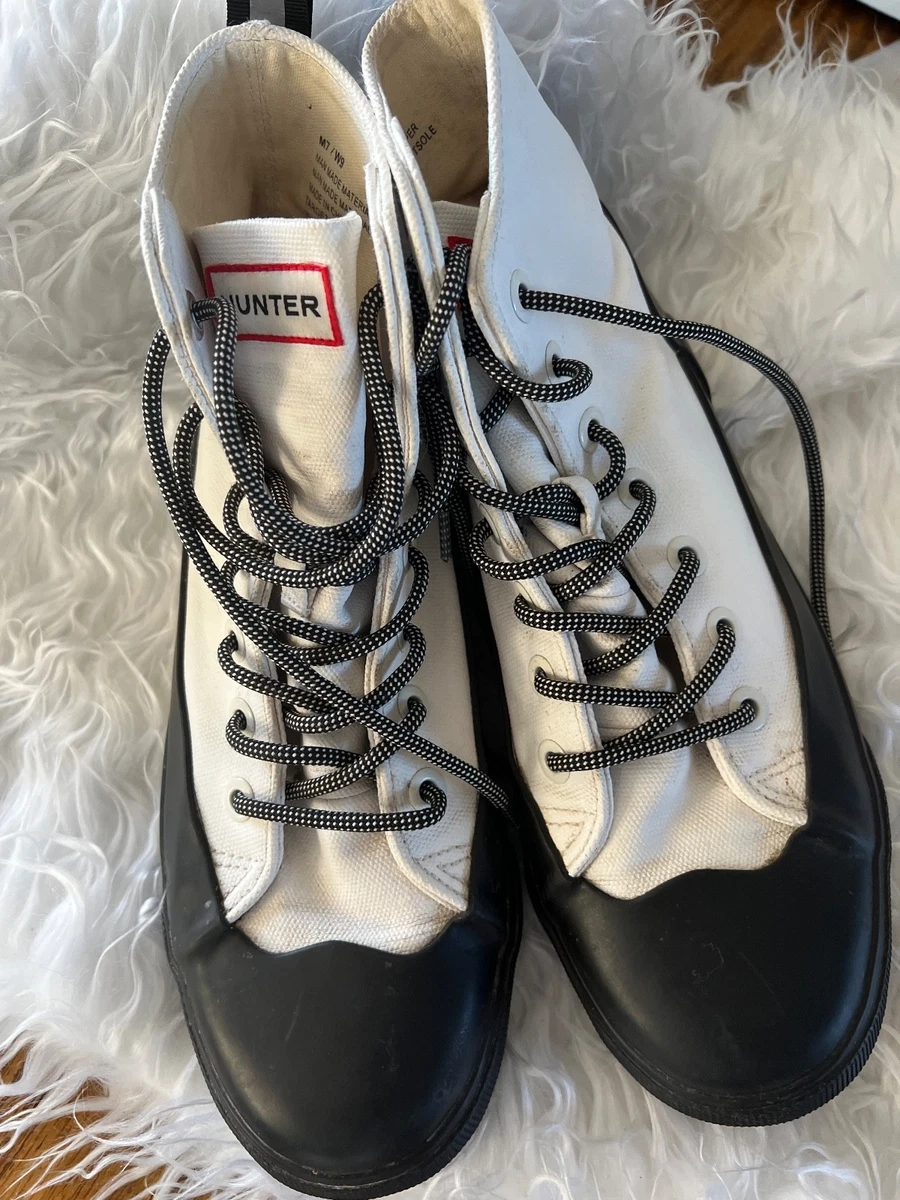 Hunter Black and White Deep sea hi top 19 main image 3