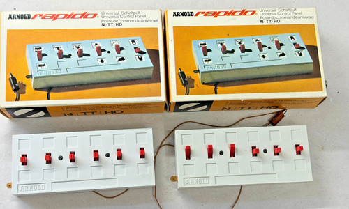 Arnold rapido 0726 Universal Schaltpult 2 Stück TOP OVP | Condition: Gebraucht