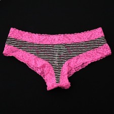 NEW Victoria's Secret PINK Vtg 2017 Lace Sheer Cheekster Hipster Panty MEDIUM