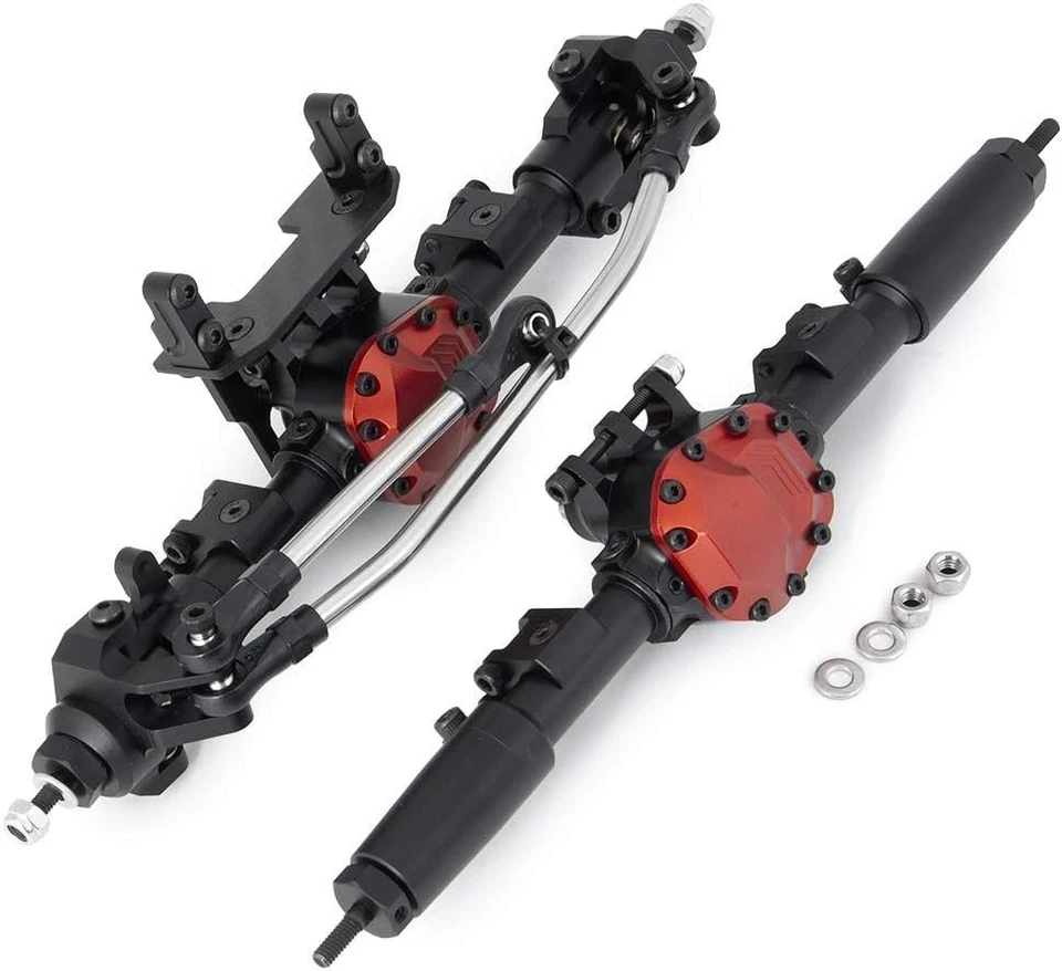 Strong Steel Gear Axle Assembly for Axial II 90027/90028 RC Rock Crawlers - Image 3 of 4