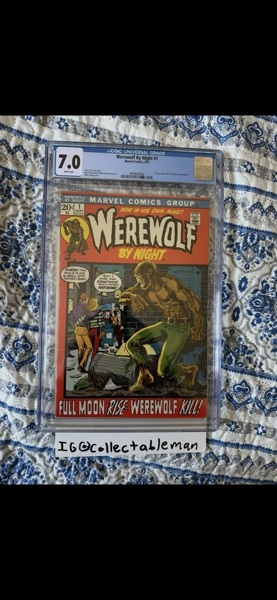 Werewolf by Night Certified Guaranty Company (CGC) Comics, Graphic