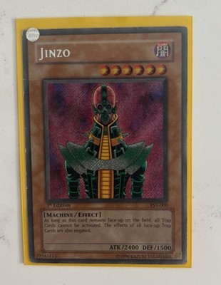 Konami Yu-Gi-Oh! Jinzo PSV-000 Pharaoh's Servant 1st Edition Holo
