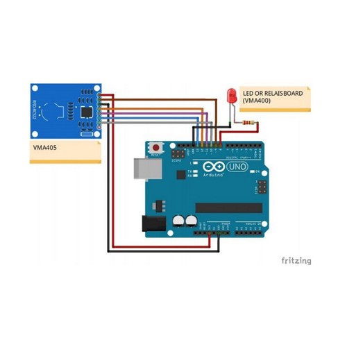 MODULO SHIELD ARDUINO READ-WRITE PER RFID - 13.26MHZ con TESSERA e TAG - 第 3/3 張圖片