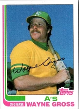 1982 Topps Wayne Gross #692 Oakland Athletics Baseball Card