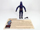Vintage Hasbro GI Joe 1984 Mail Away COBRA COMMANDER w File Card Complete!