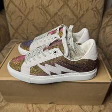 Zadig Voltaire Colorblock Pattern Sneakers Size 37 New