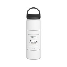Personalized Stainless Water Bottle Custom Fitness Gift 18oz