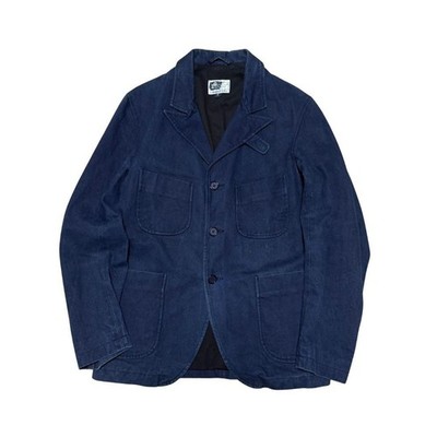 Engineered Garments Bedford Coverall Jacket Navy Made in USA S #FD