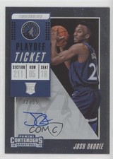 2018 Panini Contenders Variation Playoff Ticket 32/35 Josh Okogie #120 Auto 01ix