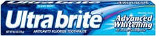 Ultra brite Advanced Whitening Toothpaste Clean Mint 6 oz Pack of 2