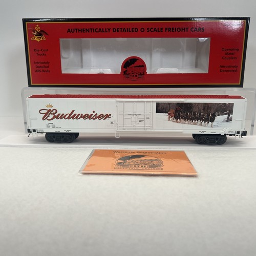MTH Premier 20-94127 Anheuser Busch Budweiser 60’ Beer Reefer O NEW #562008 - Picture 3 of 15