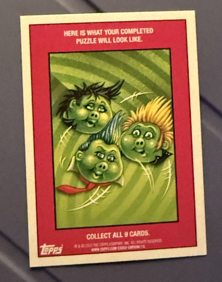 2025 Garbage Pail Kids GPK Battle of the Bands - Green Day - Empty Vee ...