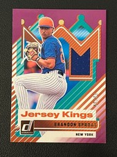 Brandon Sproat 2025 Donruss Jersey Kings Purple /49 Mets
