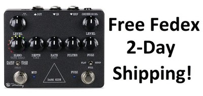 New Keeley Dark Side Delay Fuzz Phaser Flanger Guitar Effects Pedal