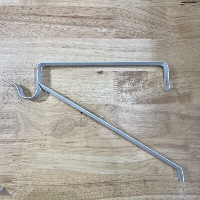 Lot of 8 - Knape & Vogt Rp-0042-Bwt Shelf Bracket,Steel,500 Lb. White