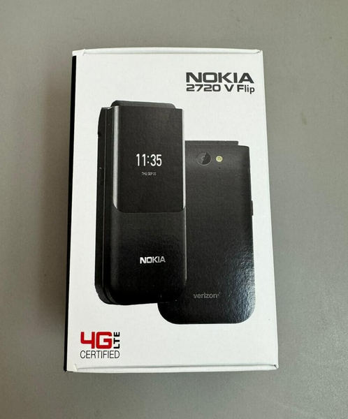 Nokia 2720 V Flip TA-1295 Verizon Desbloqueado 4G LTE KaiOS 4GB Smartphone NUEVO 3