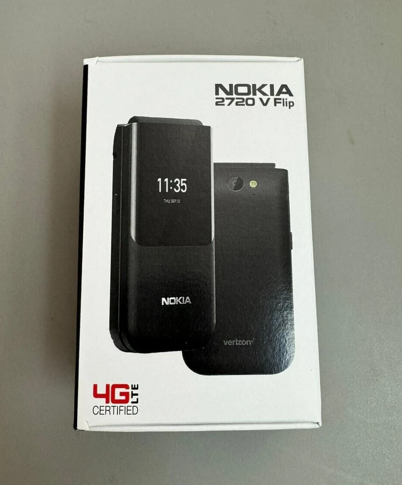 Nokia 2720 V Flip TA-1295 Verizon Unlocked 4G LTE KaiOS 4GB KaiOS Smartphone NEW - Image 3 of 4