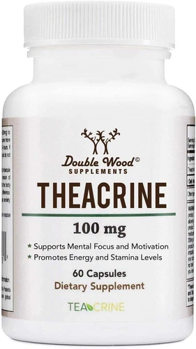 Theacrine (teacrina) 100 mg, 60 capsules – Energy and focus supplement Pack of 5